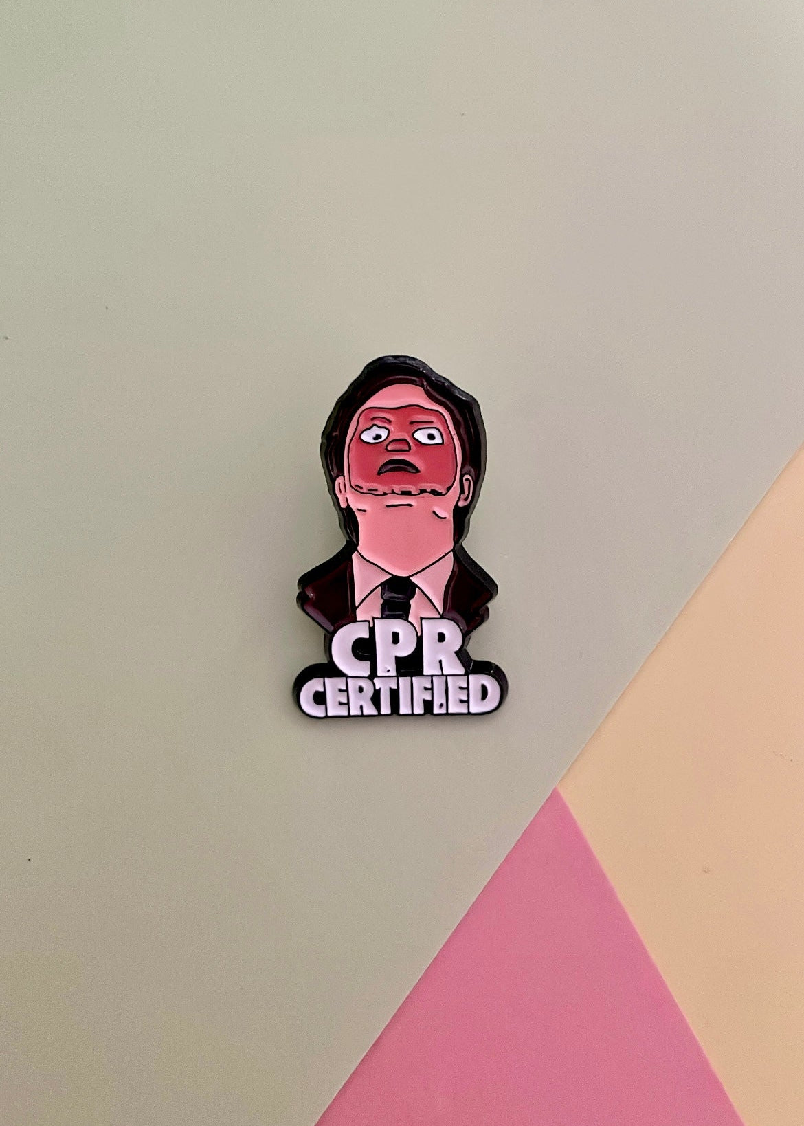 Silence of the ‘Schrutes’ enamel pin