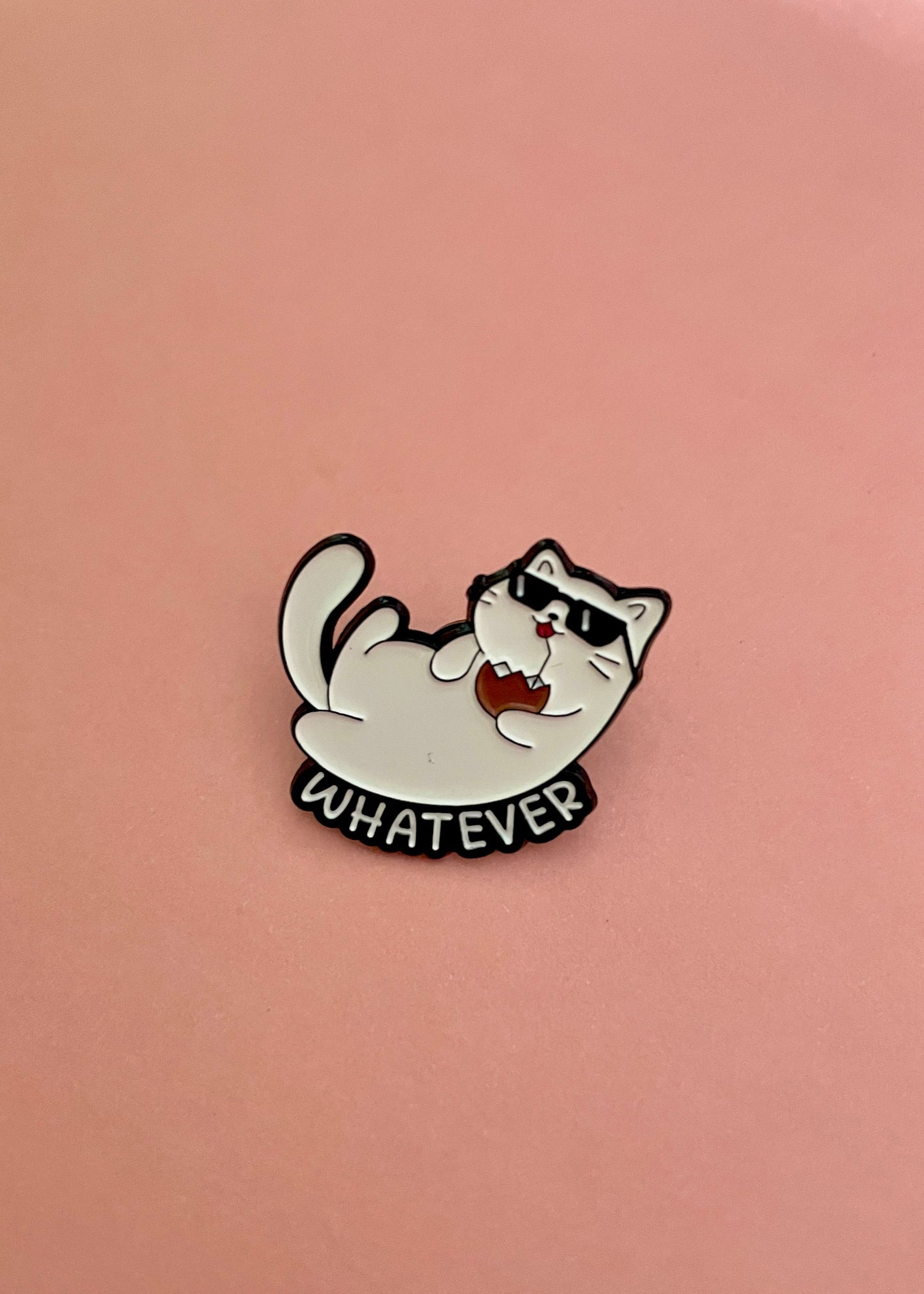 ‘Whatever’ Cat Pin