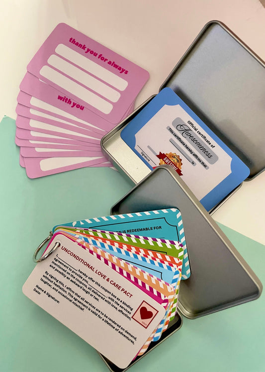 Compliment tin + Coupons tin (Design 2) bundle