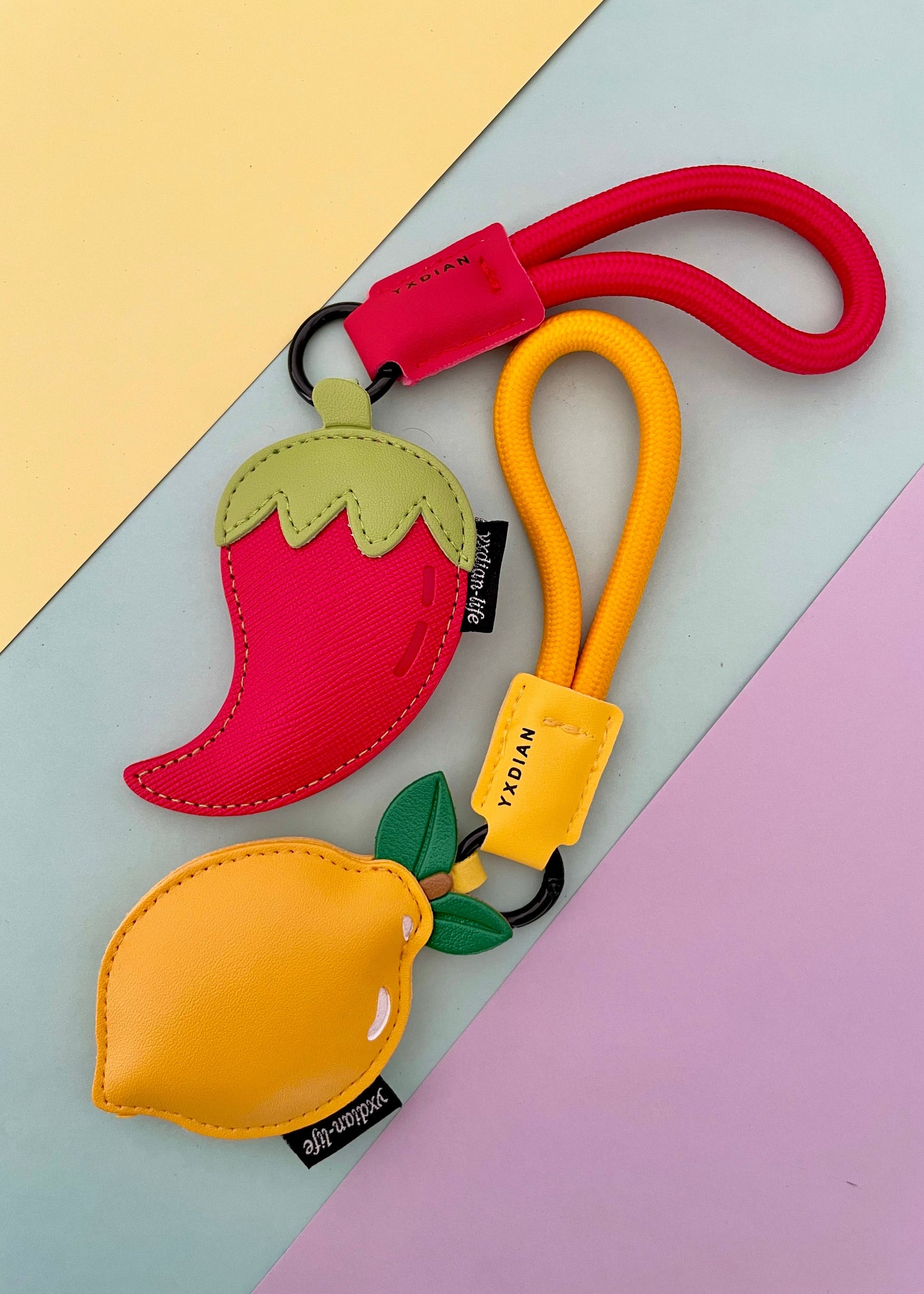 Nimbu-Mirchi bag charm combo