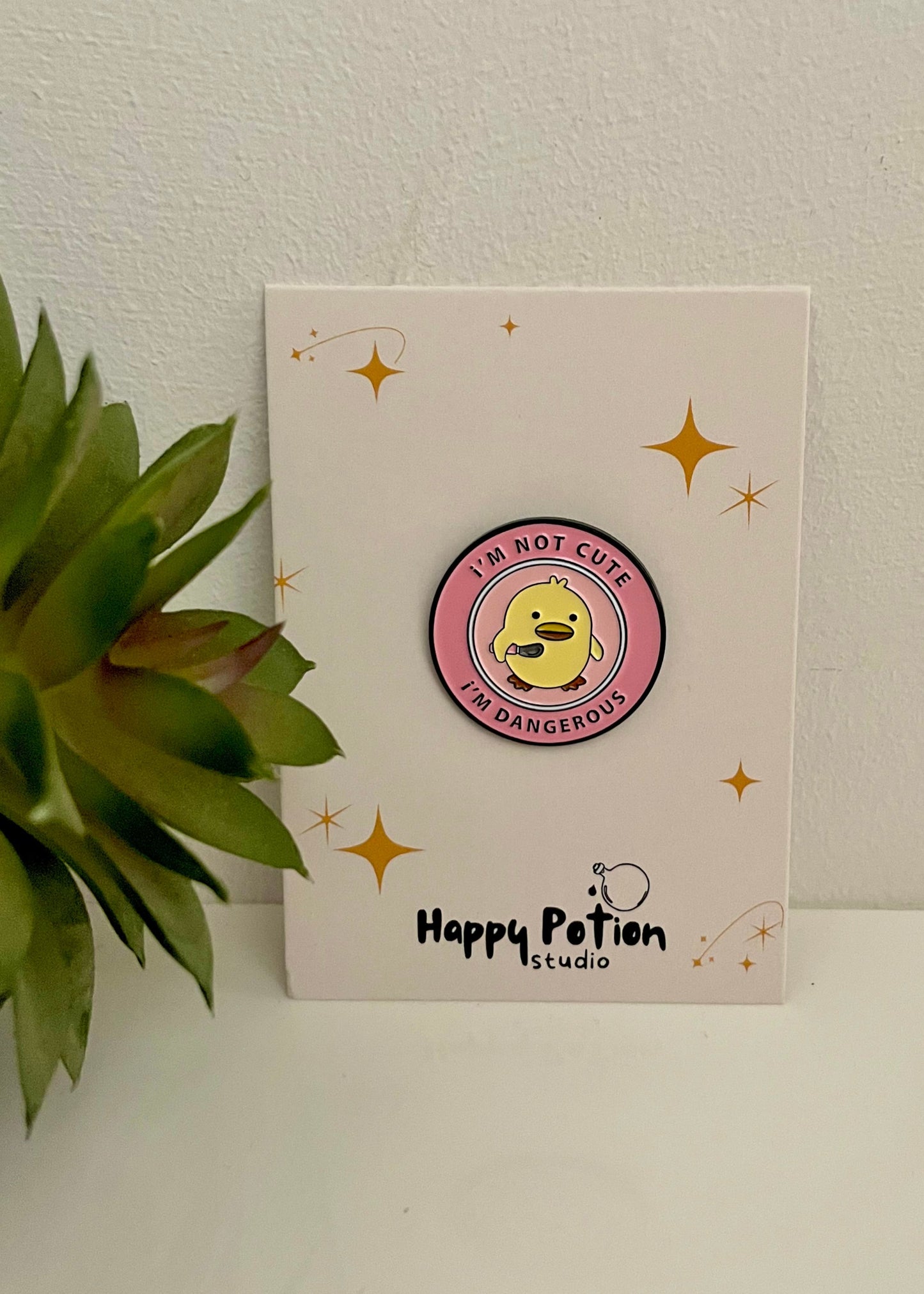 Dangerous Ducky enamel pin