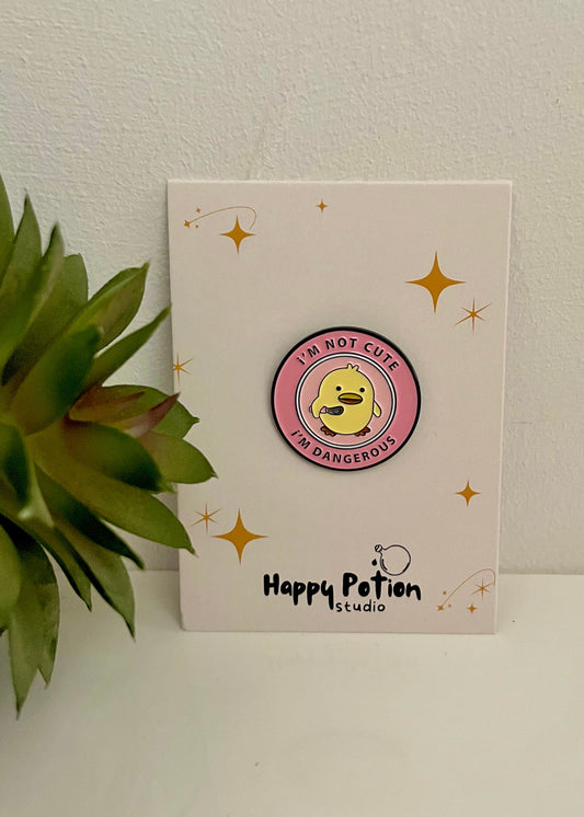 Dangerous Ducky enamel pin