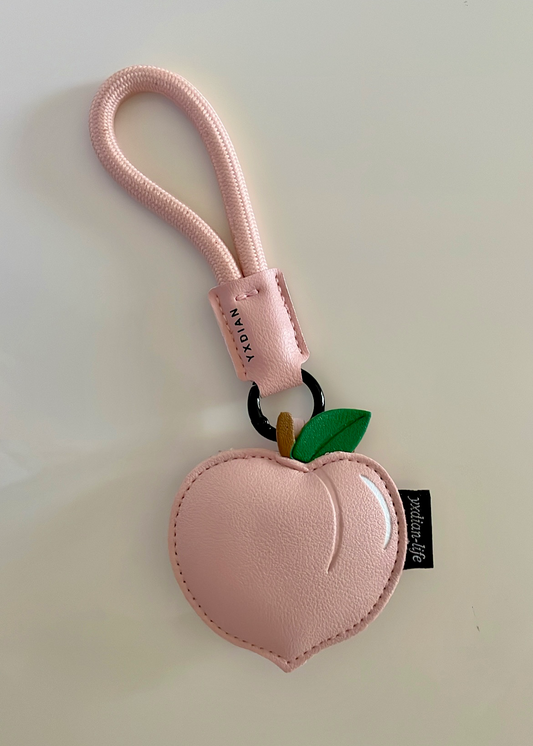 Peach Bag Charm/Keychain