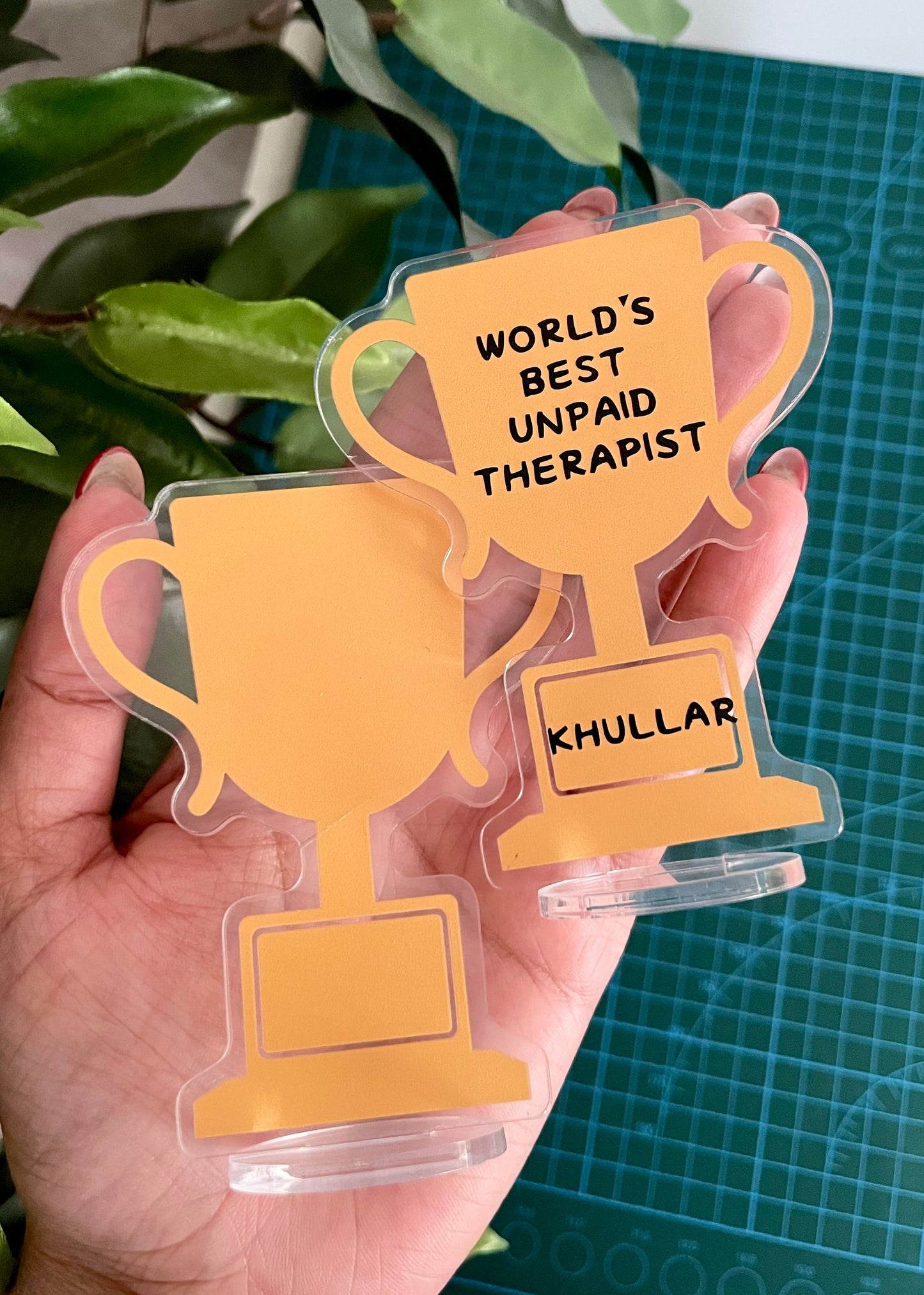 Custom Desk Standee Award
