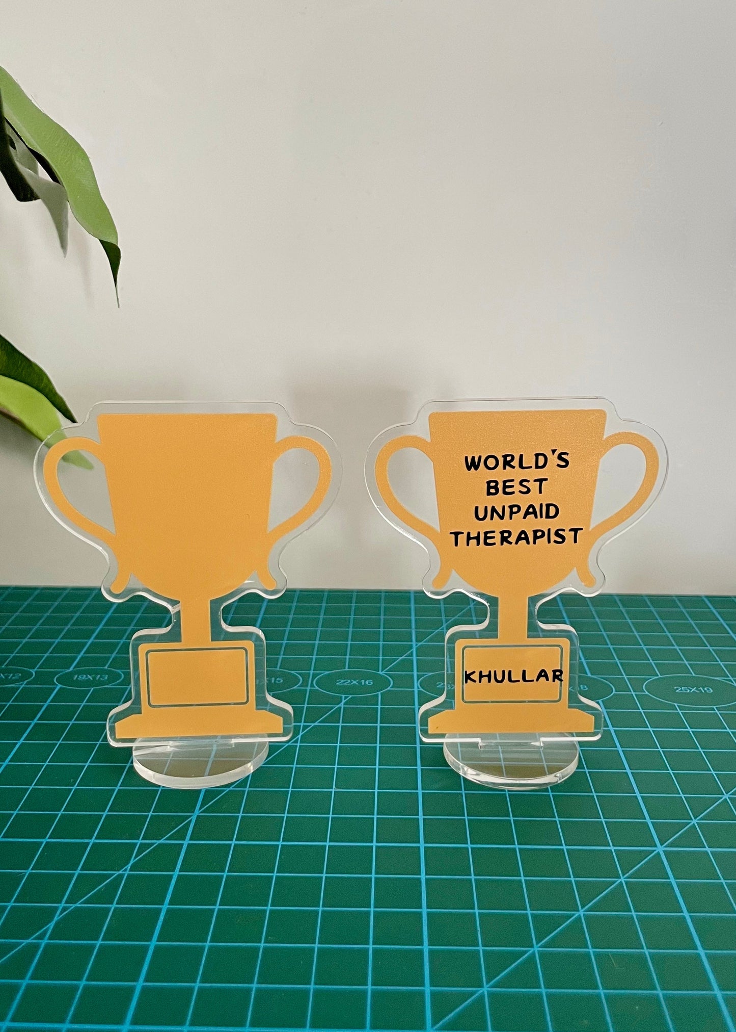 Custom Desk Standee Award