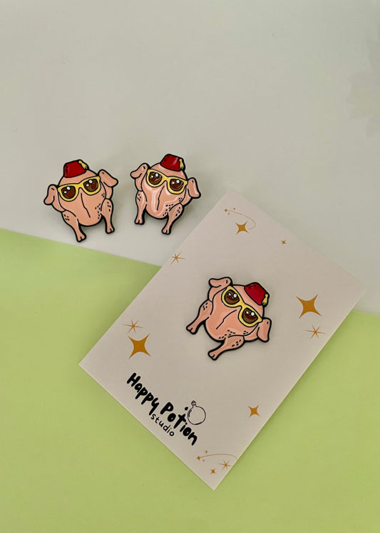 ‘The one with the Turkey’ enamel pin
