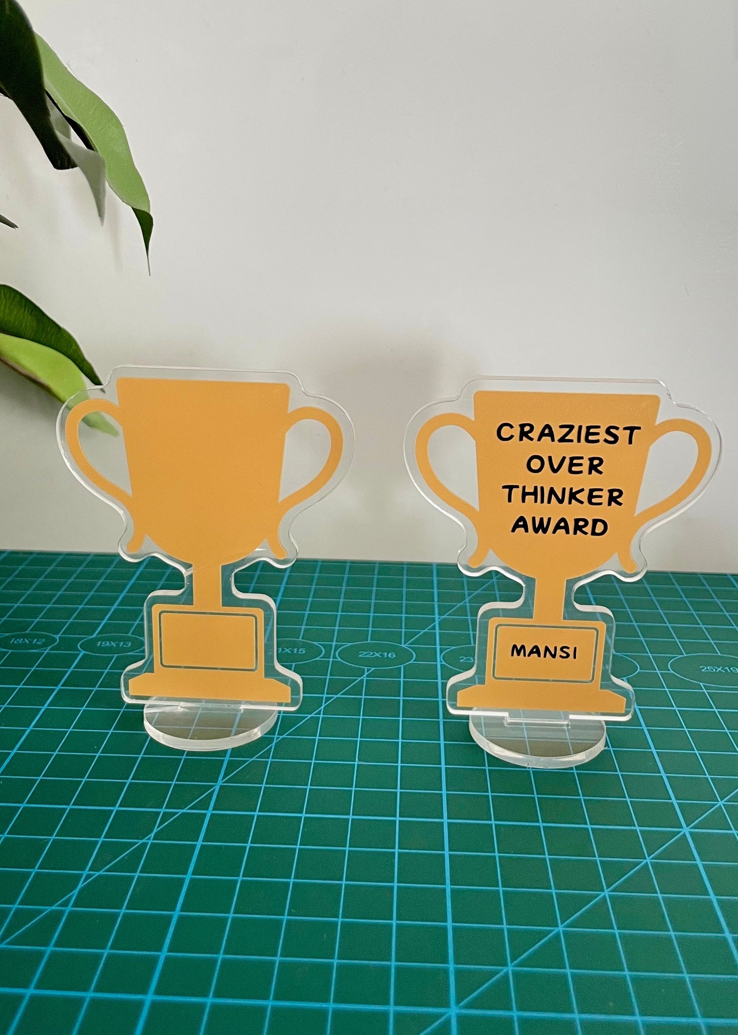 Custom Desk Standee Award