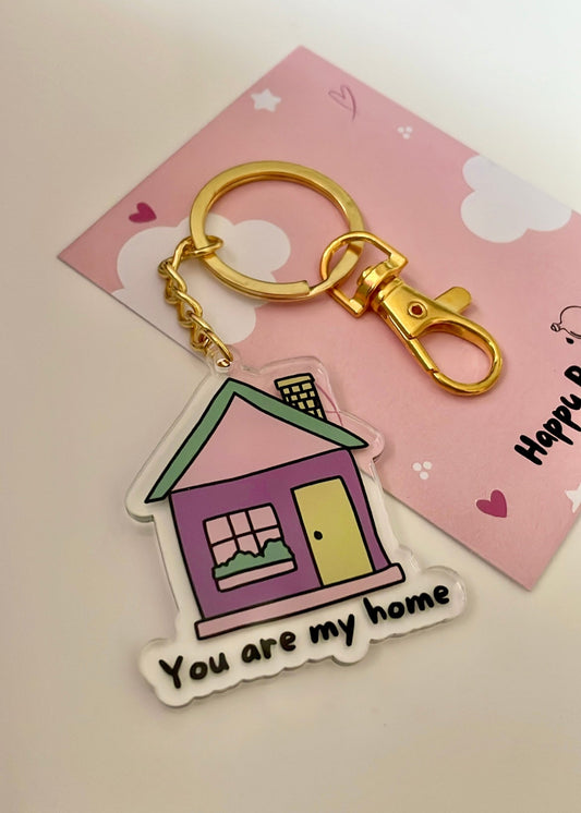 'You're My Home' Keychain