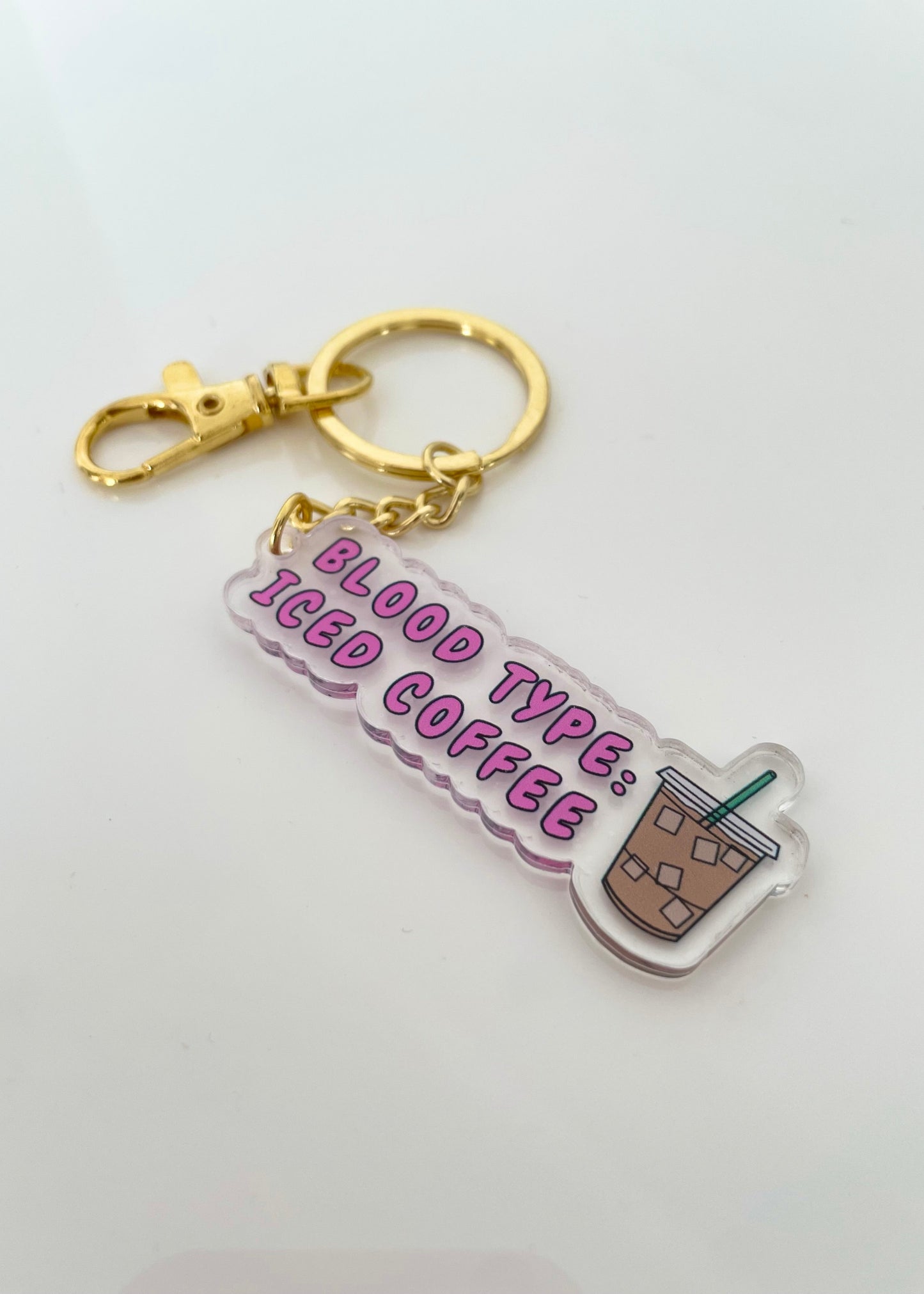 Iced Coffee Keychain