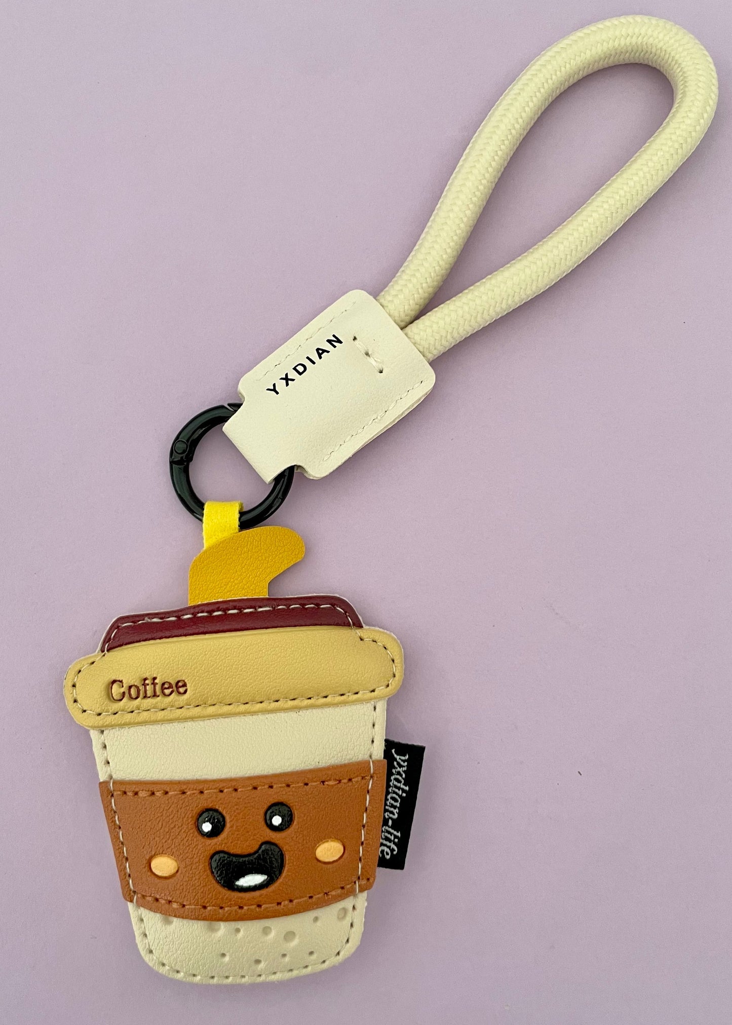 Coffee Cup bag charm