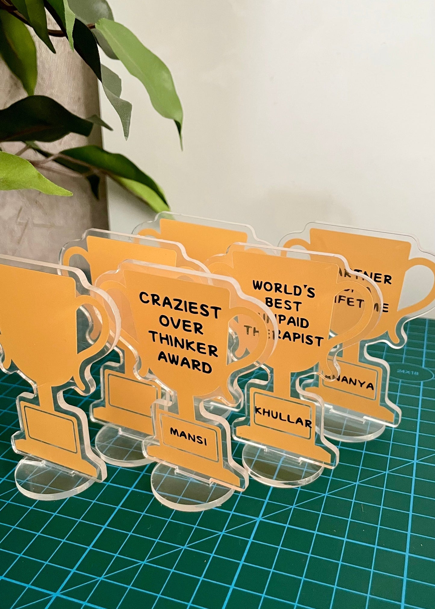 Custom Desk Standee Award