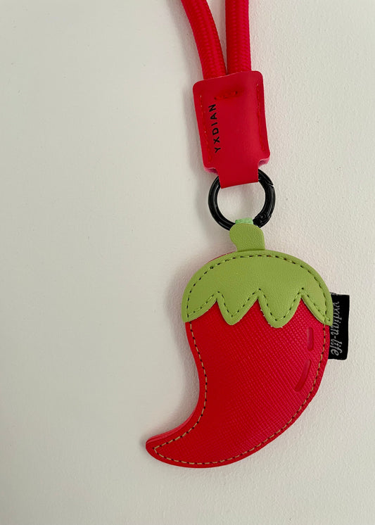 Chilli bag charm
