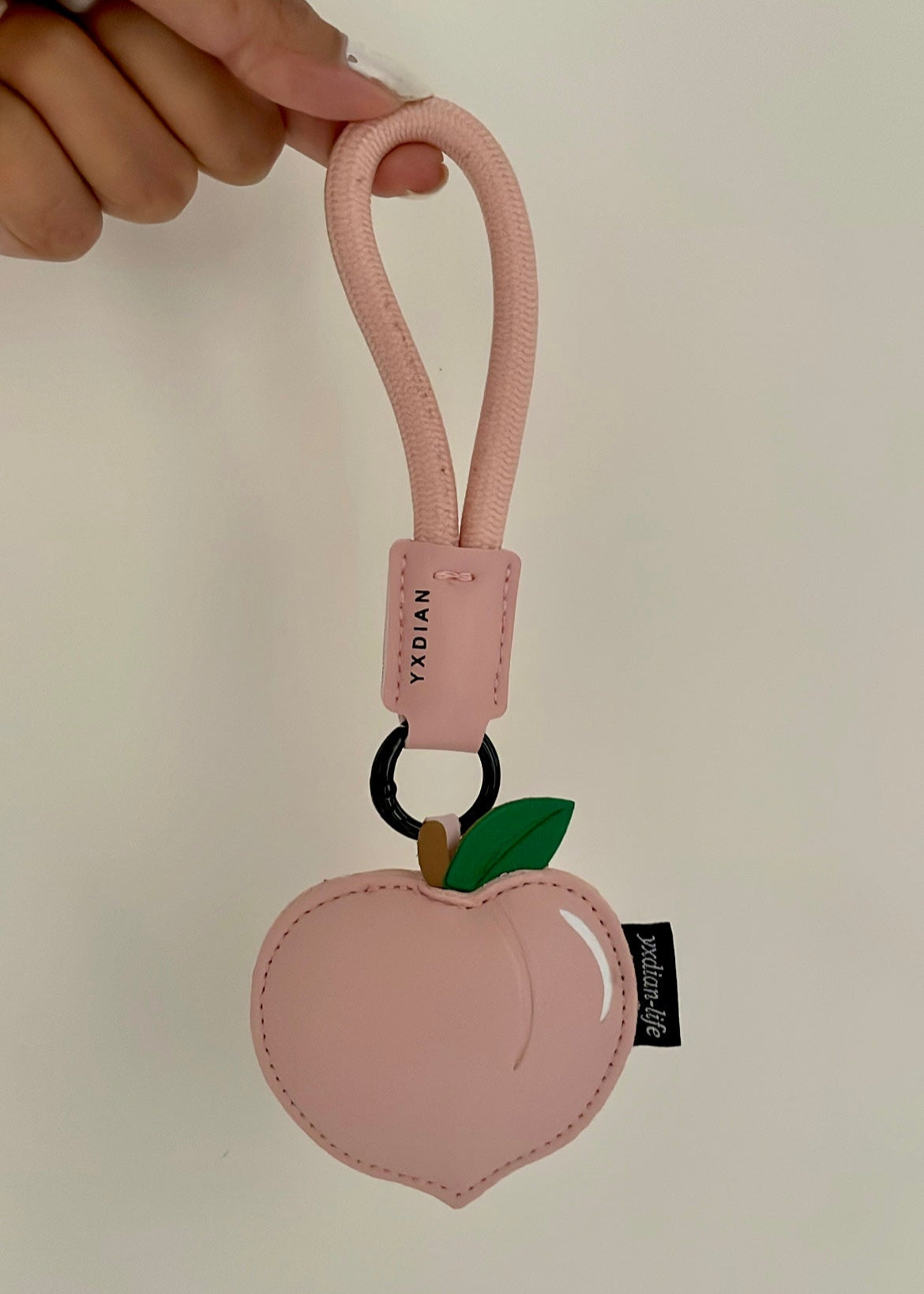 Peach Bag Charm/Keychain