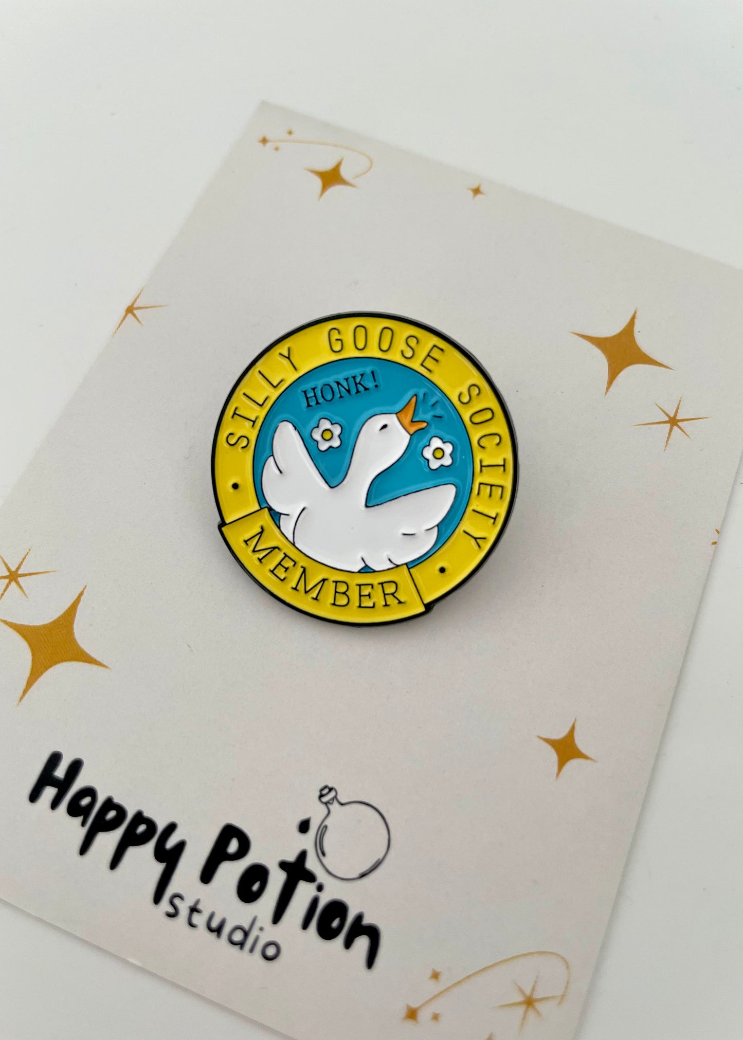 Silly Goose Society Member pin